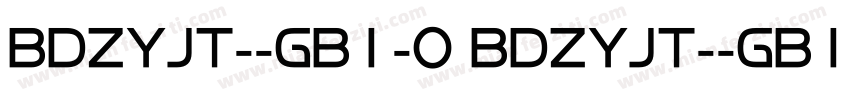 BDZYJT--GB1-0 BDZYJT--GB1-0字体转换